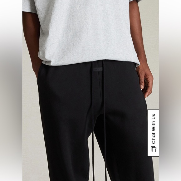 Fear of God Essentials Jet Black Sweatpants - Picture 7 of 8
